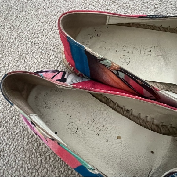 CHANEL Cruise Collection ‘Cuba’ Vintage Retro Cars Espadrilles Size 36 - Picture 7 of 8